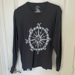 Palm Beach Clothing Company Gray Long Sleeve Shirt XXL Organic Cotton